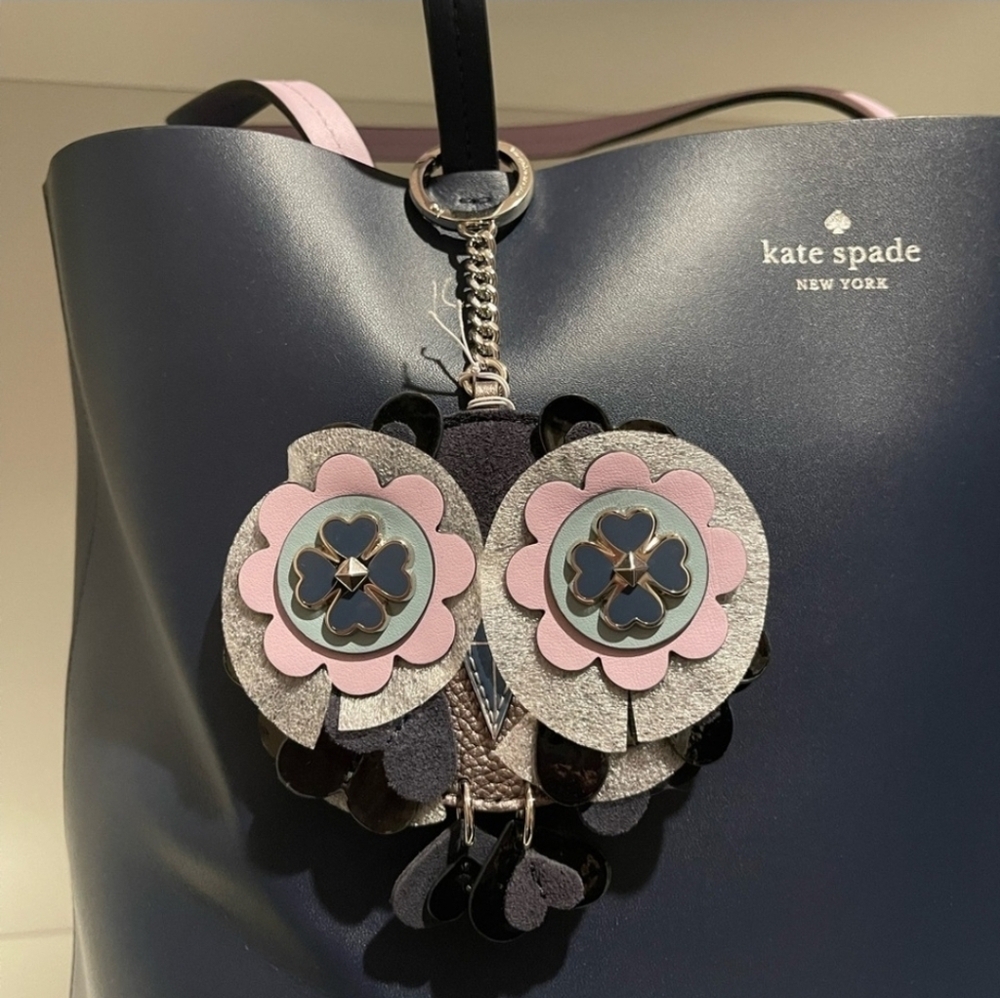 💙▪️Kate spade▪️ Novelty owl keychain / bag charm - Picture 5 of 5